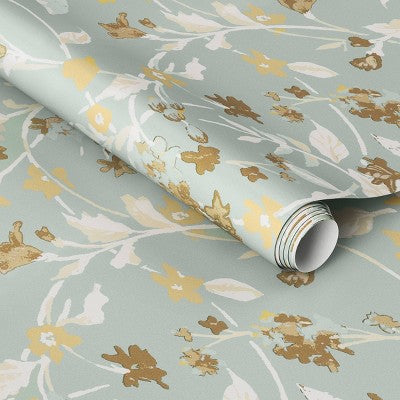 Floral Light Sage Green Peel and Stick Wallpaper - Threshold (LOCAL PICKUP ONLY)