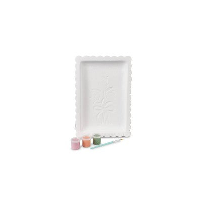 Mother's Day Do It Yourself Craft Ceramic Tray - Bullseye's Playground