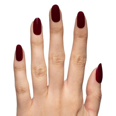 Olive & June Fake Nails - Cabernet - M Oval - 32ct