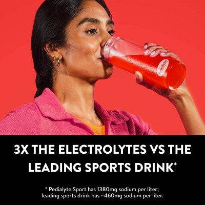 Pedialyte Sport Electrolyte Powder - Fruit Punch - 6ct/0.49 oz