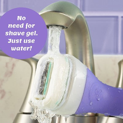 Intuition Women's 4 Blades Reusable Captivating Razor Kit - 3ct