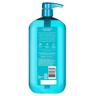 Suave Essentials Gentle Body Wash Ocean Breeze - 30 fl oz: Paraben-Free, Phthalate-Free, For Normal & Dry Skin