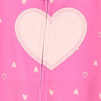 Carter's Toddler Girls' 2pk Cherries/Hearts Pajama Set Pink 3T