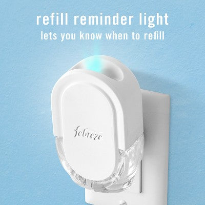 Febreze Odor-Fighting Plug Air Freshener Dual Refill Juicy Summer Peaches - 2ct: Oil, Electric, Air Freshener Refills