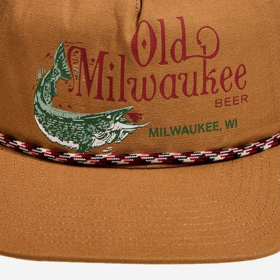 Men's Old Milwaukee Baseball Hat - Rust