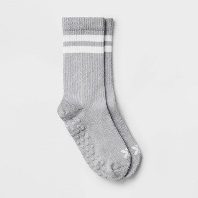 Yoga Crew Socks - Gray - All In Motion