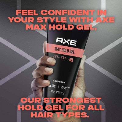 Axe Max Hold Hair Gel Styling Aid - 5oz