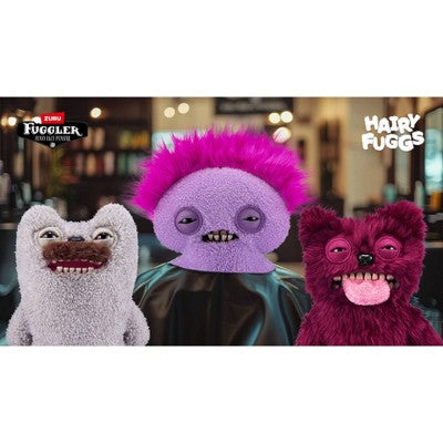 Fuggler 9" Hairy Fuggs Sasquoosh Tuft Blue Stuffed Animal