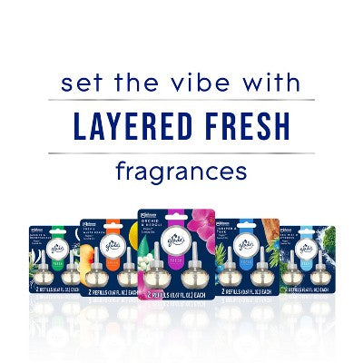 Glade PlugIns Scented Oil Air Freshener Refills - Jasmine & Honeysuckle - 1.34 fl oz/2pk