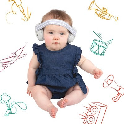 Nuby Soft Sounds 2-in-1 Noise Cancelling Protective Earmuffs