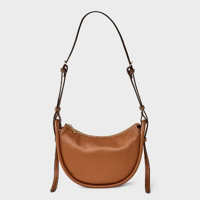 Bumper Crescent Shoulder Bag - A New Day Brown