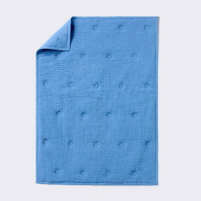 4pc Toddler Bedding Set - Blue Sports - Cloud Island: Cotton, Woven Lightweight Fabric