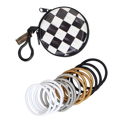 MacKenzie-Childs x Goody Plasticrse Charm with Elastics Courtly Check - 15ct