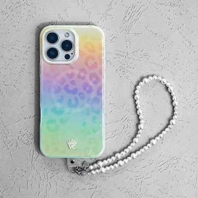 VELVET CAVIAR Phone Charm - White Pearl: Cell Phone Accessory, 7.1" Height