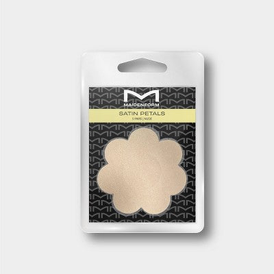 Maidenform Women's Satin Petals - Nude One Size Fits Most: Seamless Bra Accessories, Polyester & Acrylic, Opaque, 5 Pack