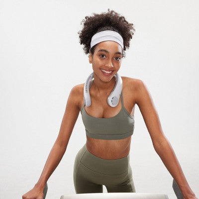 JISULIFE Portable Neck Fan Gray