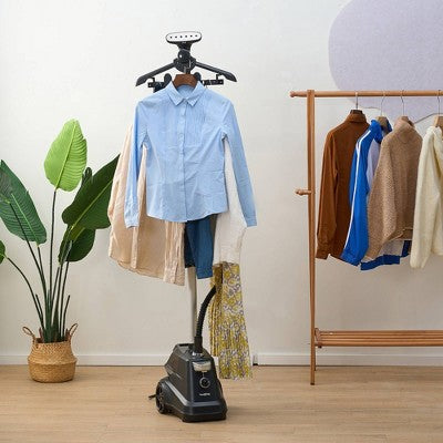 True & Tidy SX3 Industrial Garment Steamer with 3 Steam Settings and On/Off Pedal Black: 1800W, 90 Min Steam, 3L Tank (LOCAL PICKUP ONLY)