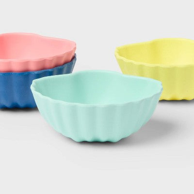 4pk 10 fl oz Shell Cereal Bowls - Sun Squad