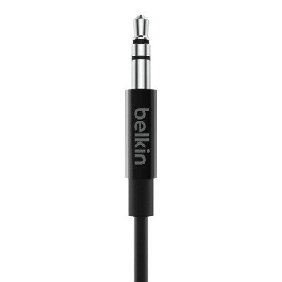 Belkin RockStar USB-C to 3.5mm Auxiliary Audio Cable 3ft, F7U079BT03-BLK