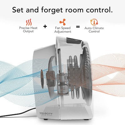 Vornado Velocity 5R Space Heater Cool Gray and Black