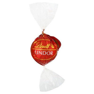 Lindt LINDOR Christmas Milk Chocolate Truffle Candy Maxi Ball - 8.8oz