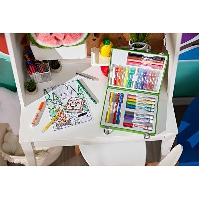 Crayola Mini Inspiration Art Case Silly Scents Smash Ups: Scented Crayons & Markers, Kids' School Supplies, Creative Kit