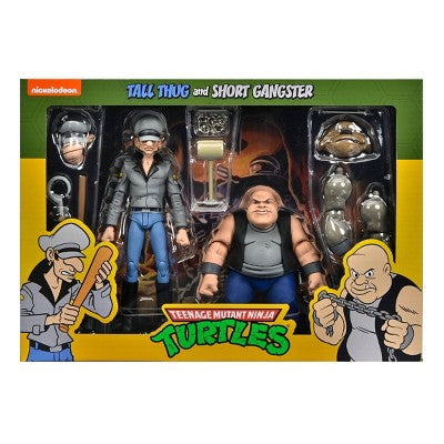 Teenage Mutant Ninja Turtles - Cartoon Tall Thug & Short Gangster 7" Action Figures 2pk