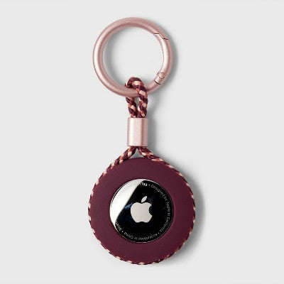Apple AirTag Rope Keychain - heyday Dark Cherry
