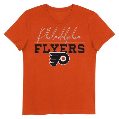 NHL Philadelphia Flyers Girls' V-Neck T-Shirt - XL