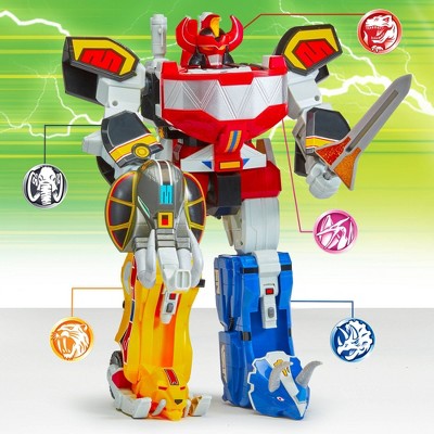 Mighty Morphin Power Rangers Re-Ignition Mastodon Dinozord Combinable Action Figure with Mega Power Sword