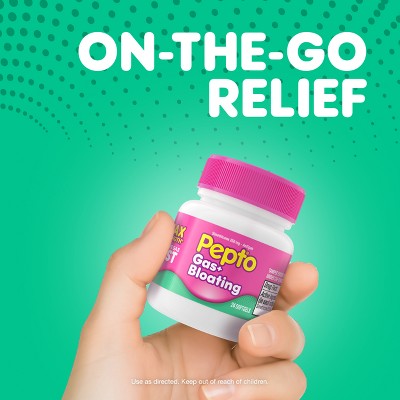 Pepto-Bismol Bloating Relief Swallowable Tablets - 24ct