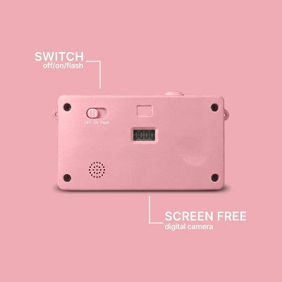 Camp Snap 1 Screen-Free Digital Camera - Pink Palms