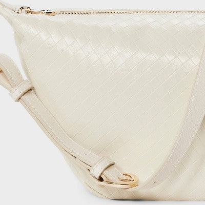 Essential Sling Crossbody Bag - Universal Thread Off-White: Detachable Strap, 45.5" Max Length
