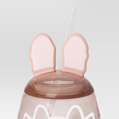 21oz Figural Bunny with Glass Tumbler - Room Essentials