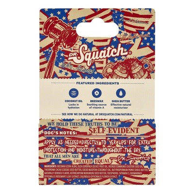 DR. SQUATCH Patriot Punch Americana Lip Balm - 1oz/2pk
