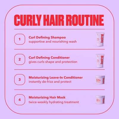 being Curl Power Shampoo - 3oz: Basic Cleansing, Curly Hair, Cream Form