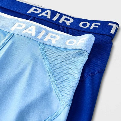 Pair of Thieves Men's SuperCool Boxer Briefs 2pk - Navy Blue M