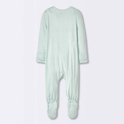 Baby 2pk Snails Soft Modal Blend Pajamas Cloud Island Mint 3-6M