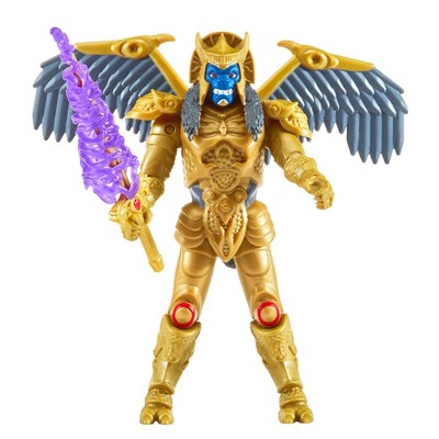 Mighty Morphin Power Rangers Re-Ignition Auto-Morphin 6pk Battle Set with Red, Blue, Pink, Yellow, Black Rangers + Exclusive Goldar
