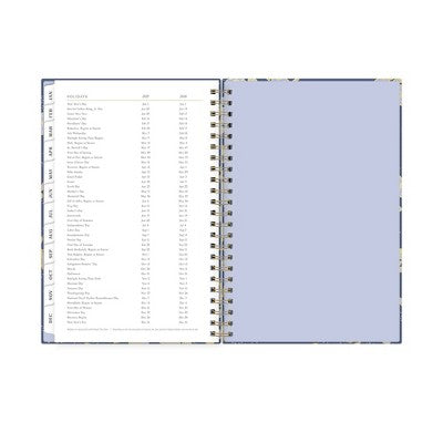 Marie Kondo for Blue Sky 2025 Weekly/Monthly Planner 8.27"x5.71" Wirebound Hana Navy