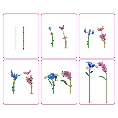 LOT OF 5!!!! MAX Build More Flowers Capsule - Long Flowers
