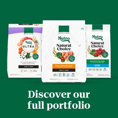 Nutro Natural Choice Chicken, Vegetable and Brown Rice Flavor Senior Dry Dog Food - 13lbs