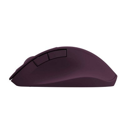 North Wireless Ergonomic 6 Button Mouse - Plum Purple: Radio Frequency, Built-In Battery
