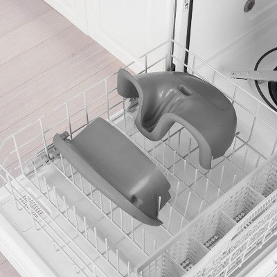 Ingenuity Baby Base 2-in-1 Booster Feeding and Floor Seat with Self-Storing Tray - Night Sky