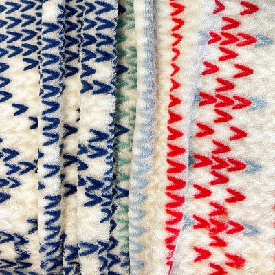 Clipped Plush Throw Fairisle - Bullseye's Playground