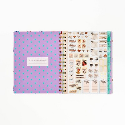 Be Rooted Be Rooted 7"x9" Academic Planner 2025 - 26 All Over Print Purple