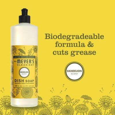 Mrs. Meyer's Clean Day Dandelion Dish Soap - 16 fl oz