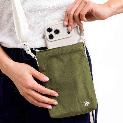 Thread Wallets Pocket Sling Handbag - Olive