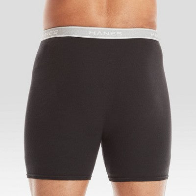 Hanes Men's Boxer Briefs 5pk - Black/Gray S: Tagless, Moisture Wicking, Breathable, Lightweight Fabric