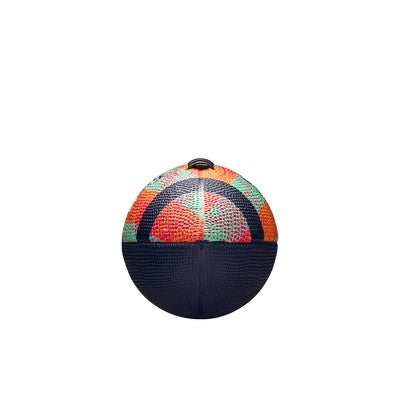 Wilson NCAA Statement Jr Football - Orange/Navy: Regulation Size, Rubber Shell, Butyl Bladder